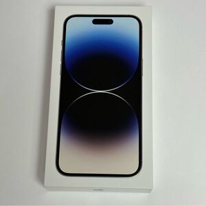 Apple iPhone 14 Pro Max "Silver" EMPTY BOX ONLY with Stickers NO PHONE BOX ONLY